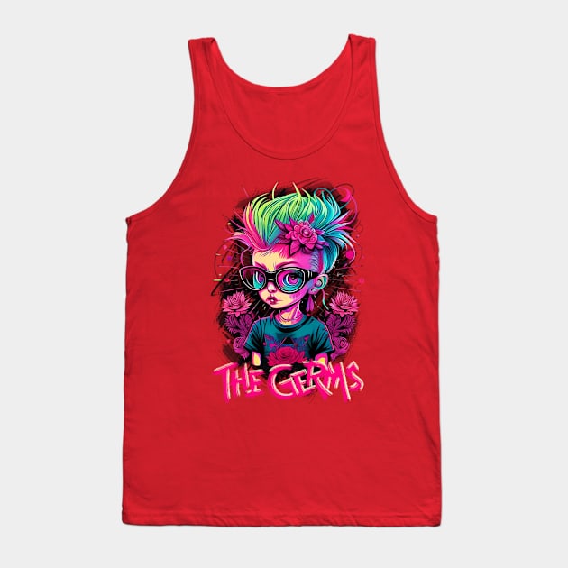 Punk Girl - The Germs Tank Top by VACO SONGOLAS